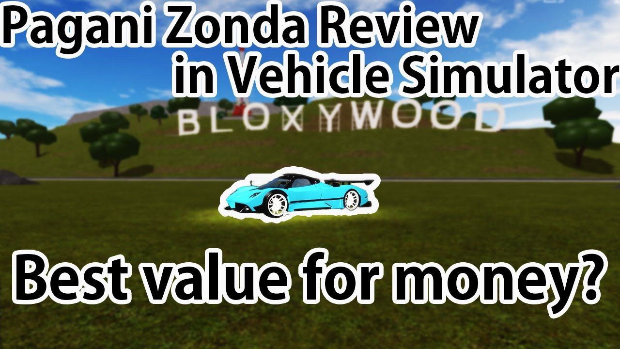 Pagani Zonda Review In Vehicle Simulator Roblox Youtube - roblox vehicle simulator i got a corvette bruh youtube