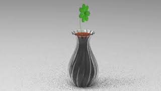 Flower Vase Animation | SolidWorks Wealth