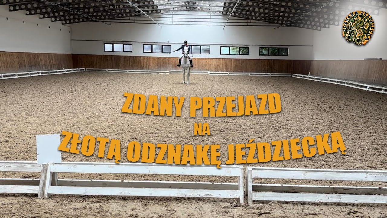 Ujeżdżenie na złotą odznakę jeździecką + komentarz (w trakcie kursu PZJ)