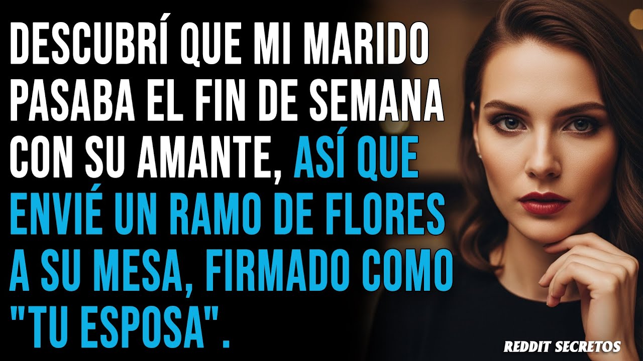 Descubrí que mi marido estaba con su amante... así que envié flores a su mesa firmado "Tu esposa".