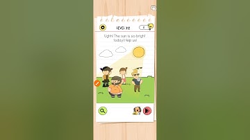 Brain Test 4 Level 312 Walkthrough solution