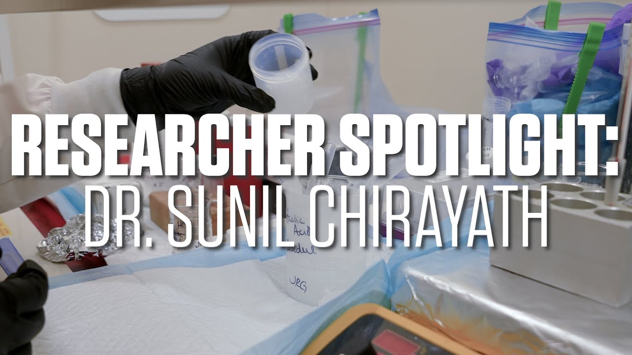 Researcher Spotlight Dr. Sunil Chirayath YouTube