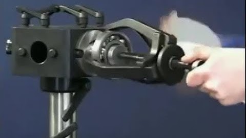 Hướng dẫn tháo và lắp vòng bi cầu bằng dụng cụ Cảo và bộ đóng vòng bi