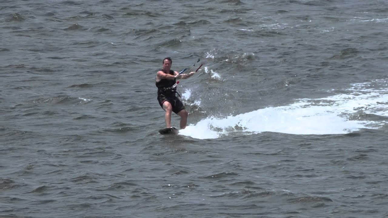 Kiteboarding off Bluefish Court in Avon, NC YouTube