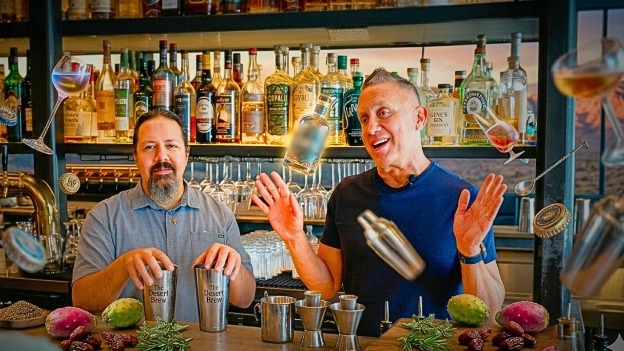 The Desert Brew at Truss & Twine: Master Cocktails & Said's Kafta Taco Rolls! 🔥