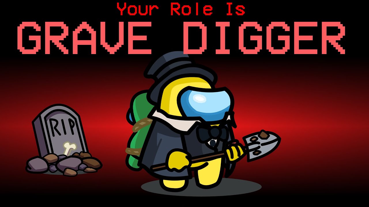 NEW Gravedigger Role In Among Us Is OP...