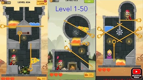 Hero Rescue - All Levels 1-50 gameplay Andriod,ios ( Level 1-50)