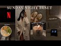 RELAXING SUNDAY NIGHT RESET | slow & calming self care, hair care, preparing for the month & more