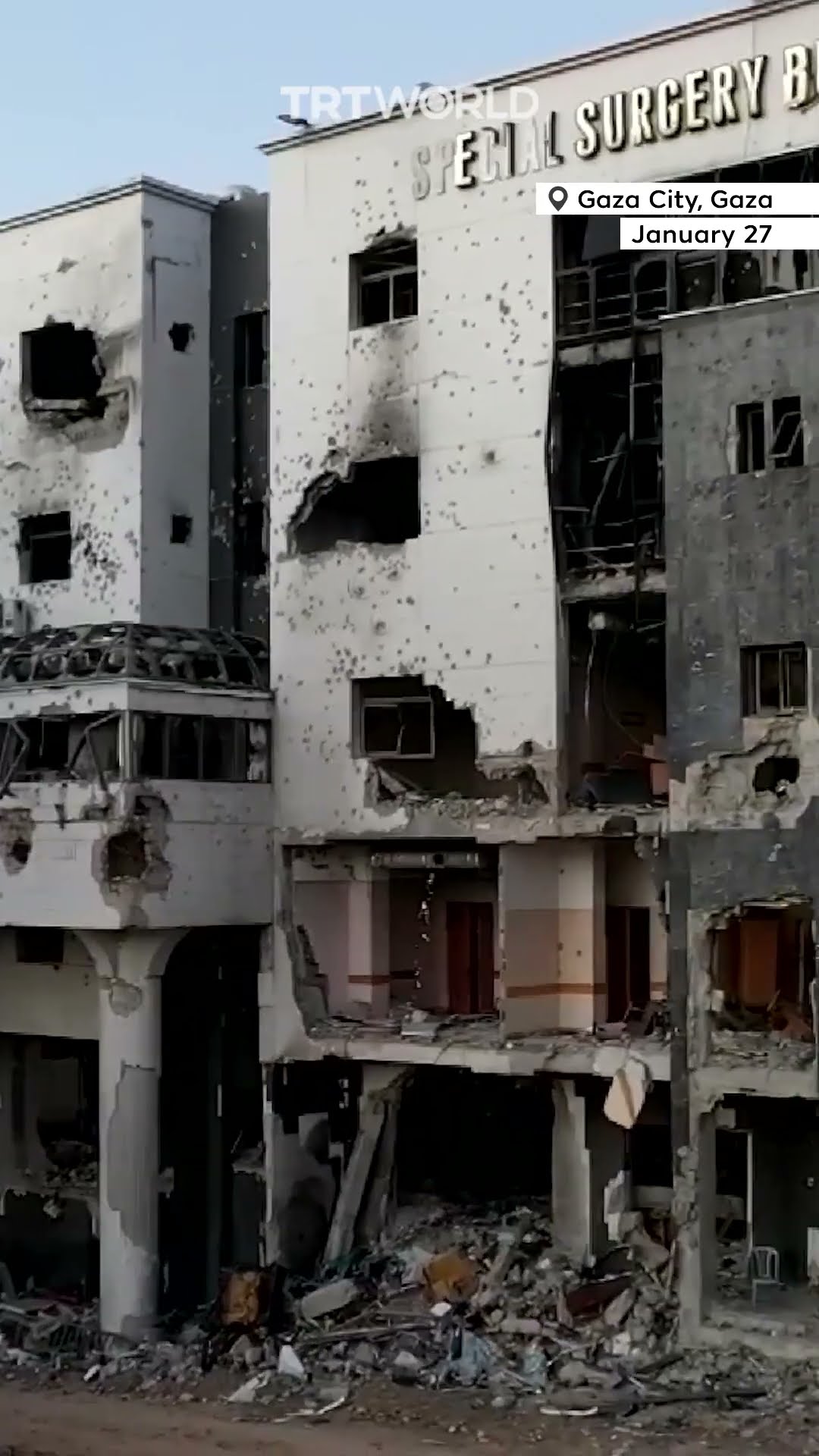 Drone footage reveals destruction caused by Israel at Gaza's al Shifa Hospital