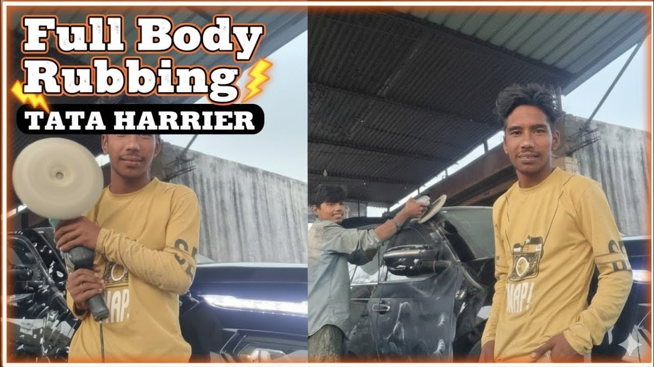 Tata Harrier Full Body Rubbing & Polishing Process @Brotomotiv 