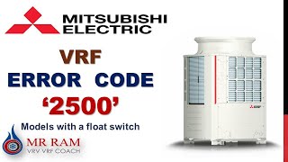 MITSUBISHI VRF ERROR CODE 2500 [ ENGLISH ]