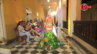 Miss Guaviare Falls During Miss Colombia 2021 National Costume Compeion