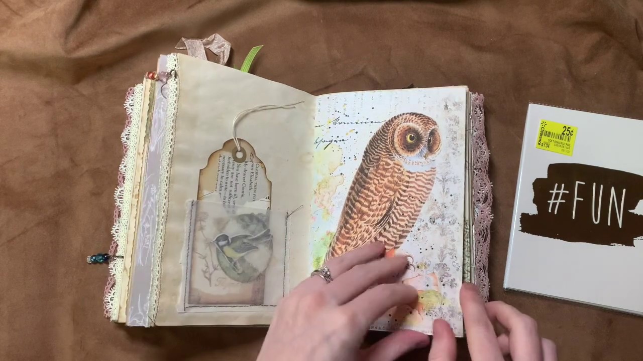 Bird Themed Junk Journal Flip Through