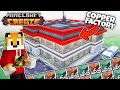 I built a massive copper factory in minecraft create mod
