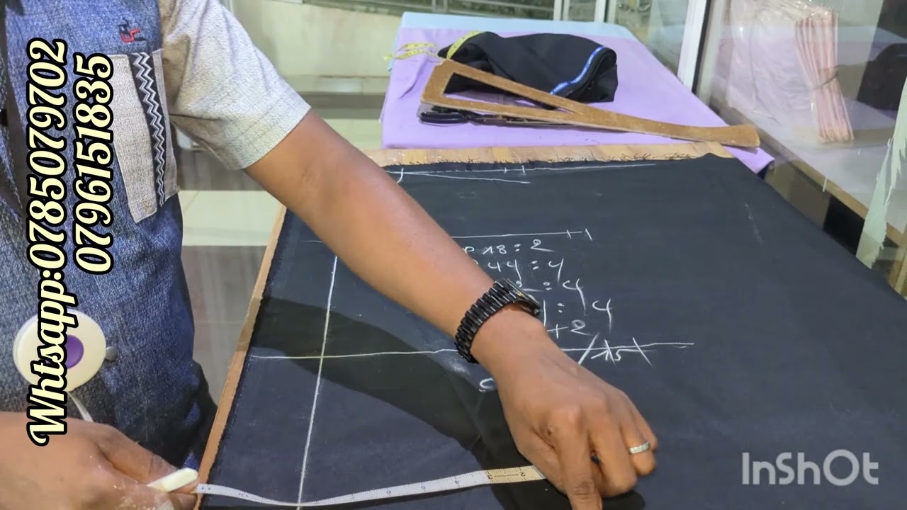 Iga gukata ishati ya kigabo ibipande 2 by imbere n,amaboko