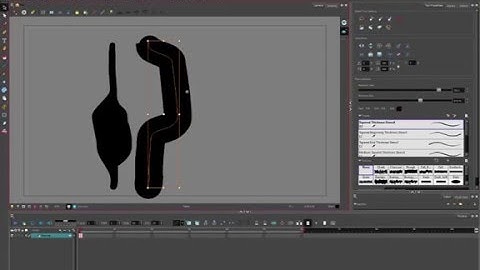 Brush and Pencil Tools of Toon Boom Harmony