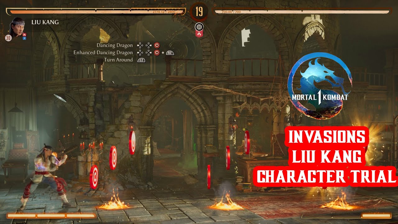 Mortal Kombat 1 - Invasions - Storms Season - Shang Tsung's Laboratory  - CHARACTER TRIAL - LIU KANG