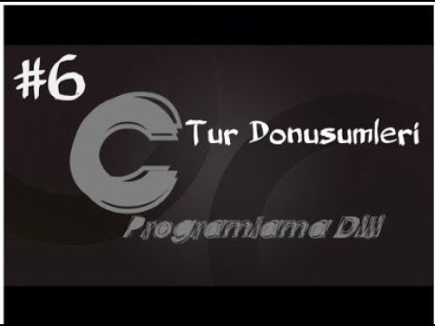 C Programlama Dersleri