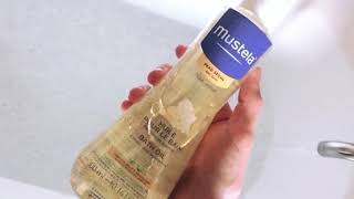 mustela bath oil for dry skin