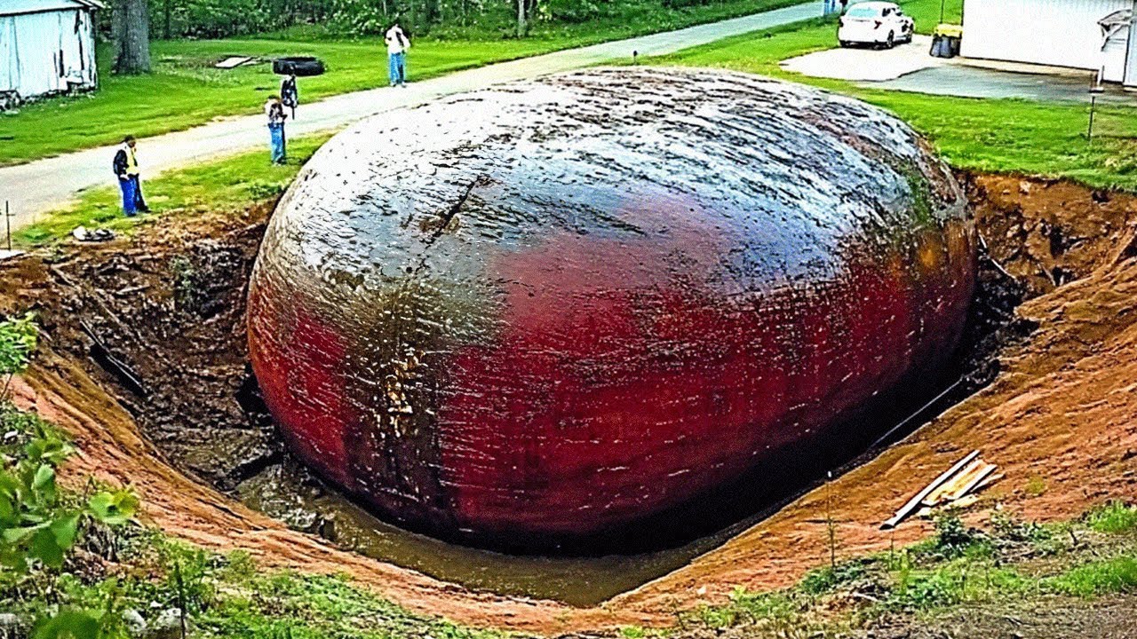 Large Found Object Farmer Finds THIS MASSIVE Object In Backyard That Shocked Everyone ...