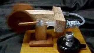alpha type ( 2 pistons ) stirling engine