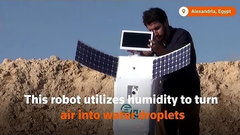 This robot was built to produce water on Mars