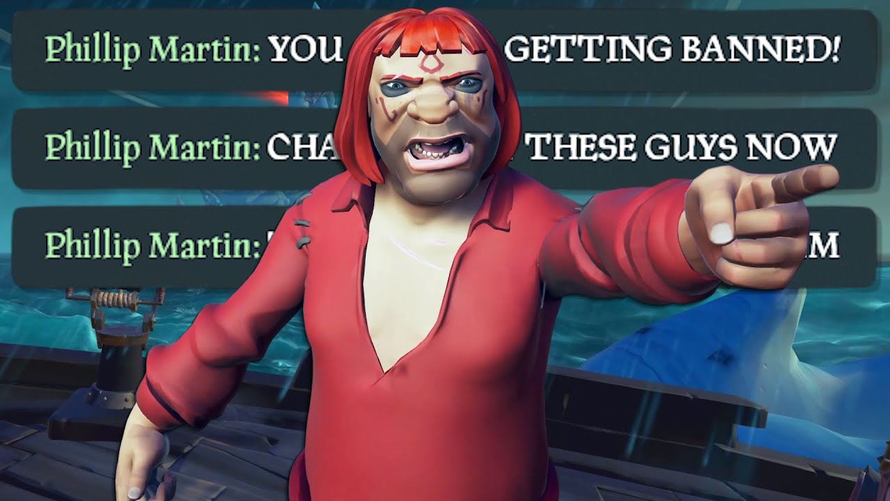 FAKE STREAMER Reports Me For HACKING... (Sea Of Thieves)