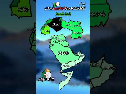 نسبة التشابه بين الجزائريين و باقي دول العربية الدول العربية الجزائر  اكسبلور