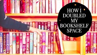 How I Doubled My Bookshelf Space