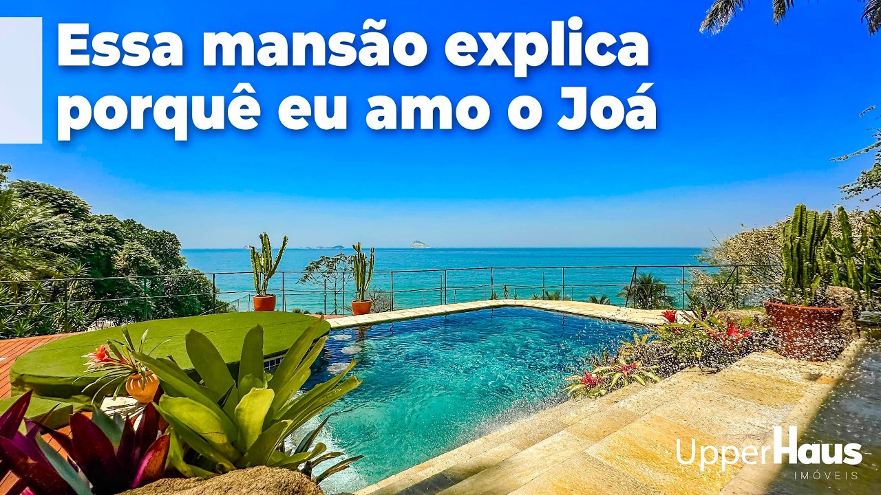 Dentro de uma MANSÃO DE CINEMA no Joá! Um tesouro na Cidade Maravilhosa!