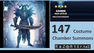 147 Costume Chamber Summons seeking 1 of 12 Legends to add to my Bench