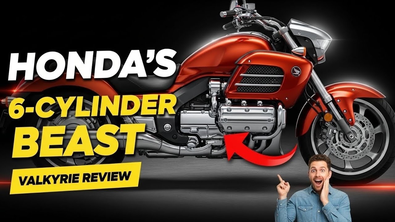Обзор Honda Valkyrie — 6-цилиндровый зверь, бросивший вызов Harley Davidson.