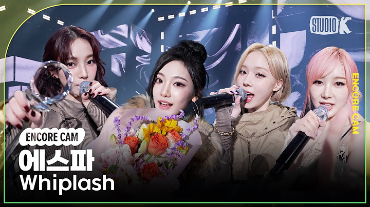 [4K] 에스파 'Whiplash' 뮤직뱅크 1위 앵콜직캠(aespa Encore Facecam) @뮤직뱅크(Music Bank) 241101