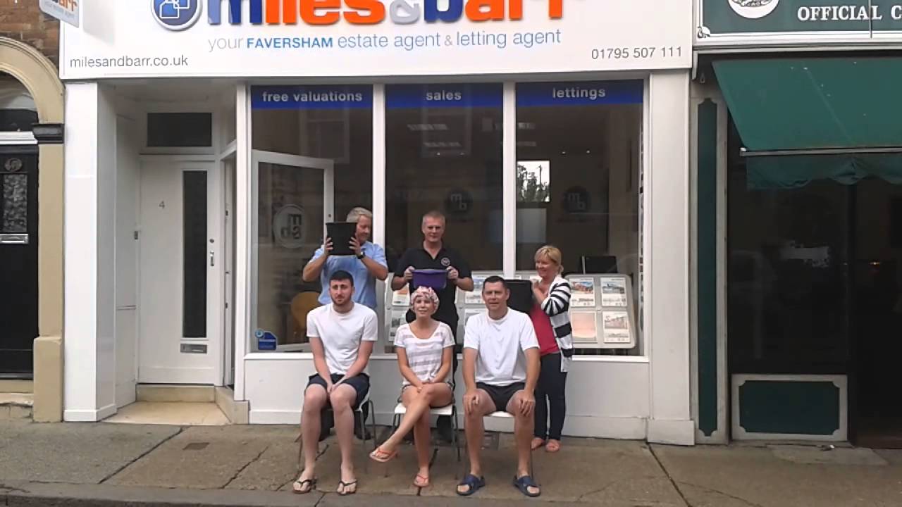 Miles & Barr estate agents in Faversham take on the Ice Bucket
