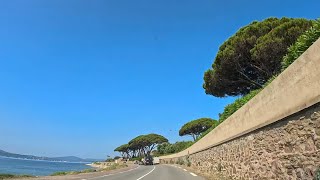 4K Scenic Drive Along The French Riviera D559 To Saint Tropez