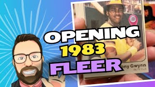 1983 Fleer Pack Opening on Election Day – Big Rookie Hit & A Reminder to Vote!