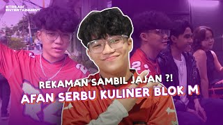 STUDIO REKAMAN PINDAH KE BLOK M NIH ? AFAN MALAH SIBUK JAJAN 