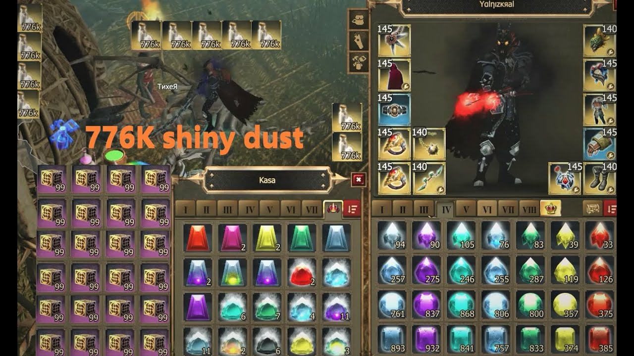 Ranger Yalnızkral 1.6 k cubes opening, 776 k shiny dust Drakensang