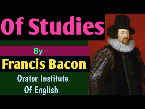 of studies by francis bacon summary in hindi