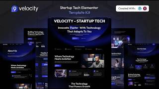 Velocity Startup Tech Elementor Template Kit Review