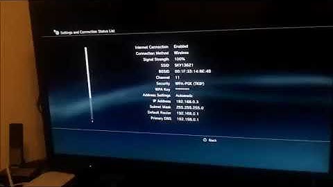 Fix PS3 Not Getting An IP Address