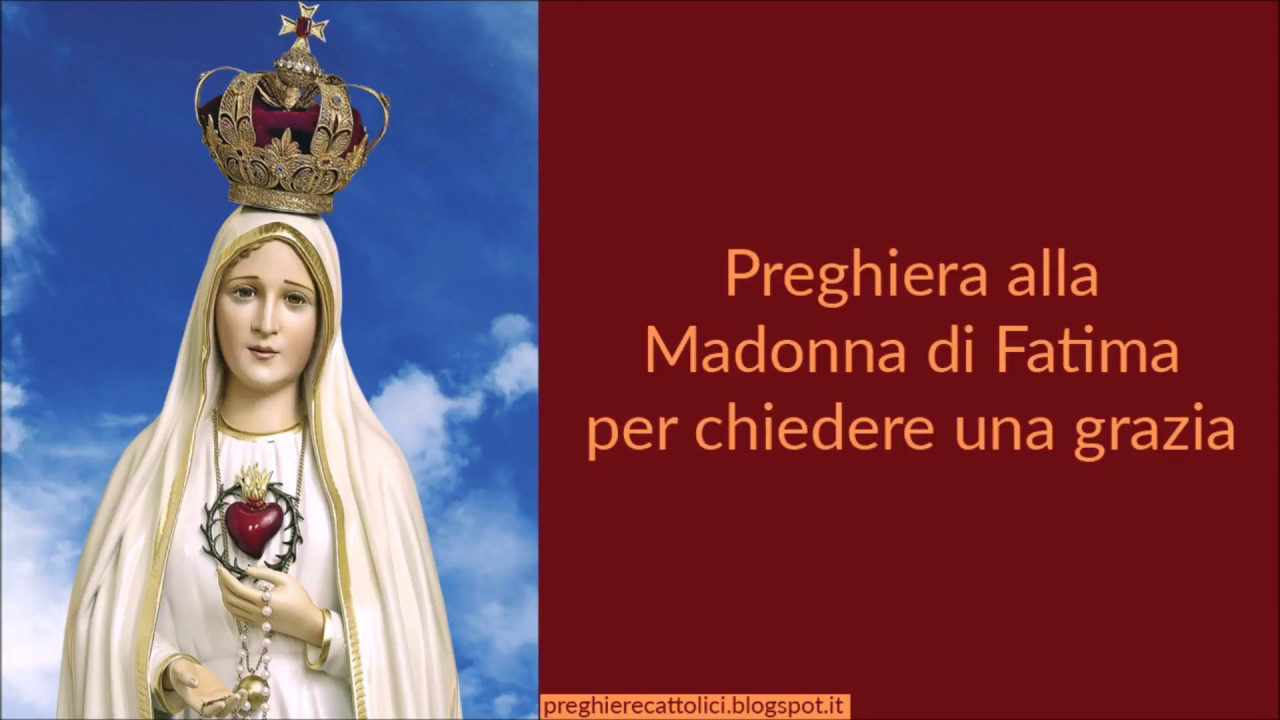 Una Bella Preghiera Alla Madonna