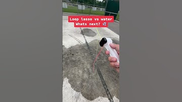 Loop lasso vs Water, Who will win ? #foryou #fypシ #looplasso #viral #fun #toys