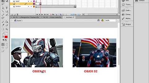 Adobe Flash Tutorial Action Script 3.0 - Basic 08  Frame Label Control
