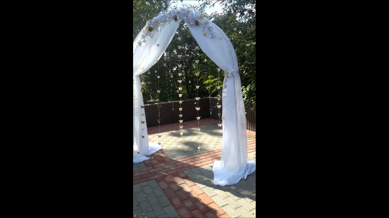 Wedding Arch With Erfly Crystal And Flowers You Wedding Arch With Erfly Crystal And Flowers