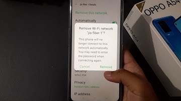 how to foget wifi password oppo A54, oppo disconnect wifi setting