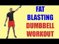 20 Minute Fat Blasting Dumbbell Workout for Beginners 🔥 200 Calories 🔥