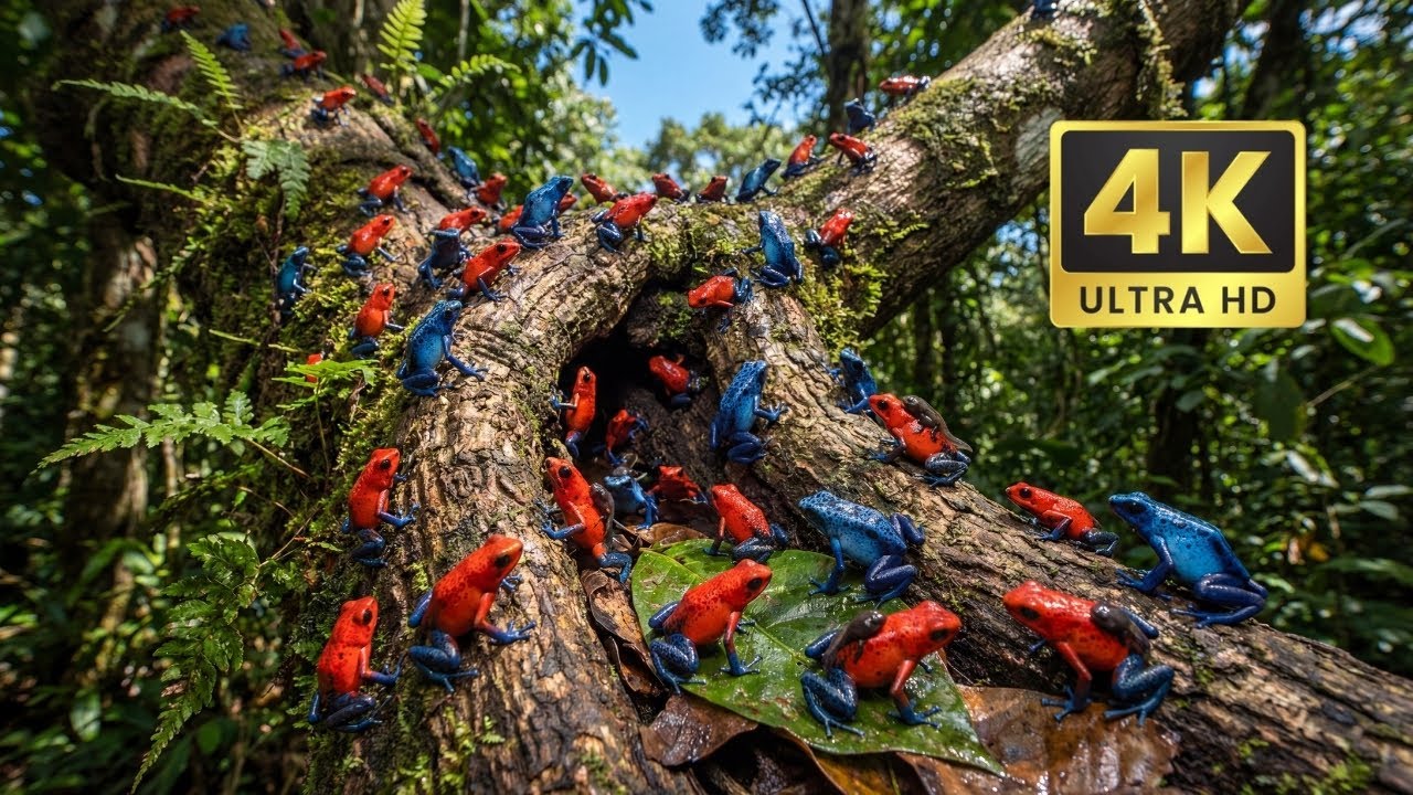 Relaxing Steps In The Amazon: Macro World Of The Mini Giants | 4K ASMR Animal Video