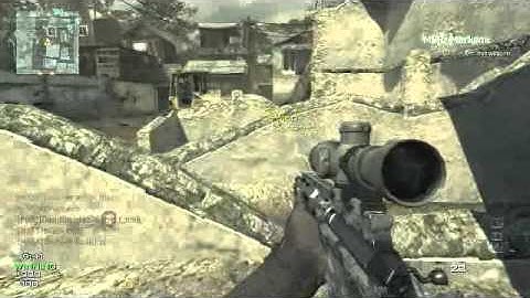CoD: MW3 Random 360 Headshot On Mission!