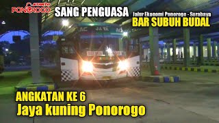 Murni,Penguwasa Jalur Ekonomi!! Bus Jaya Kuning Ponorogo Angkatan Ke 6 Setelah Subuh
